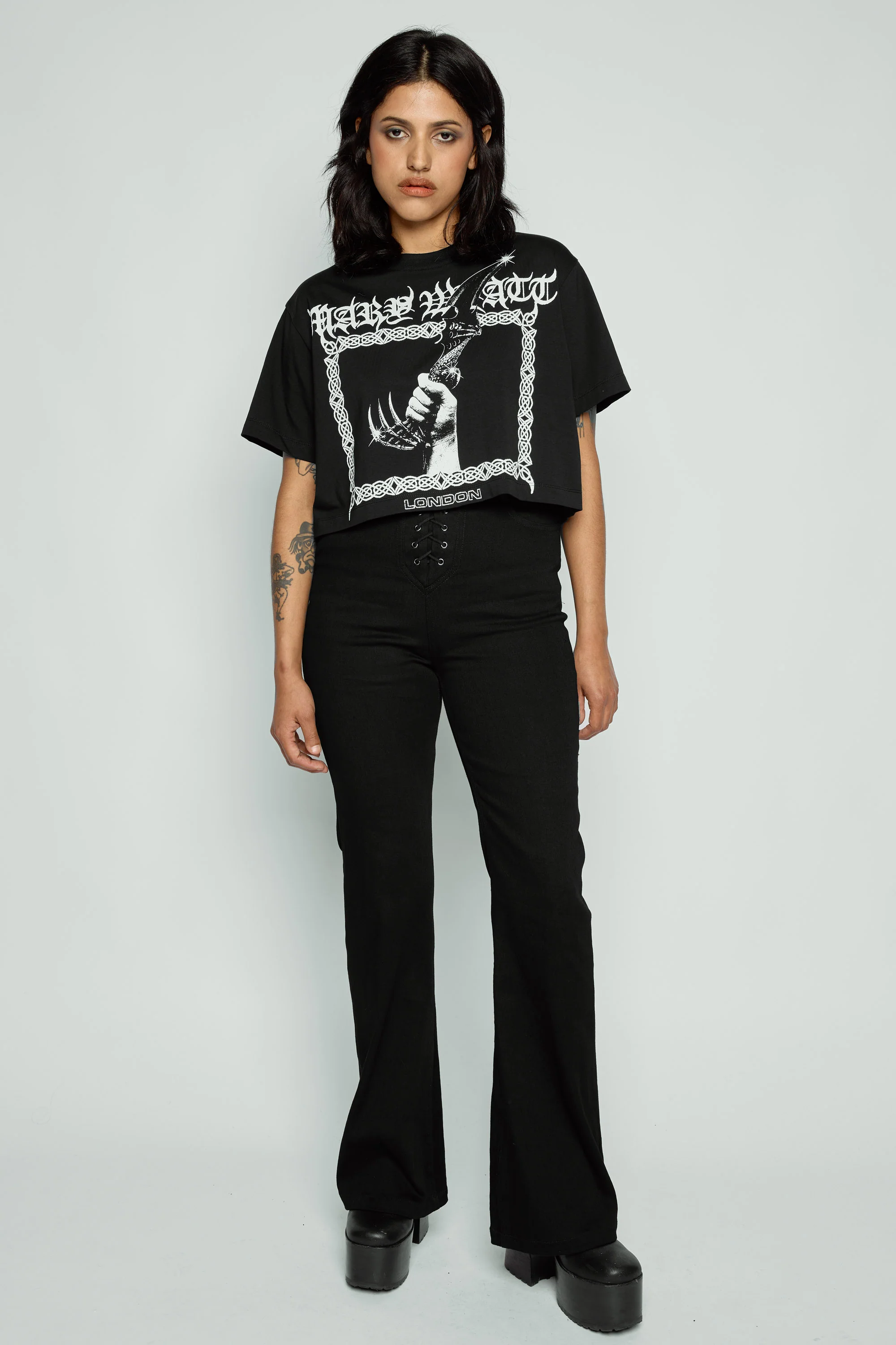 Athame Cropped Tee - Image 3