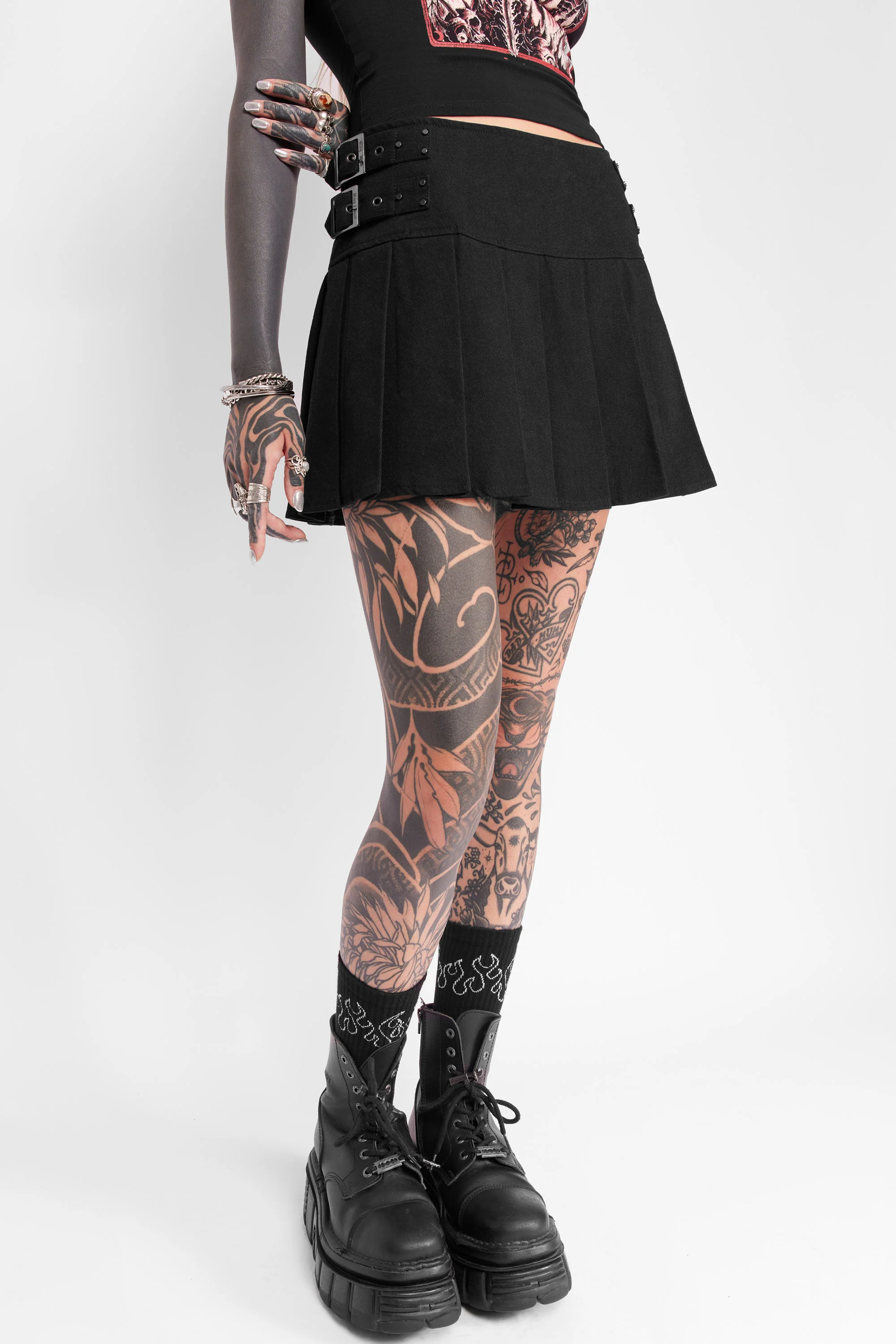 Daria Pleated Mini Skort