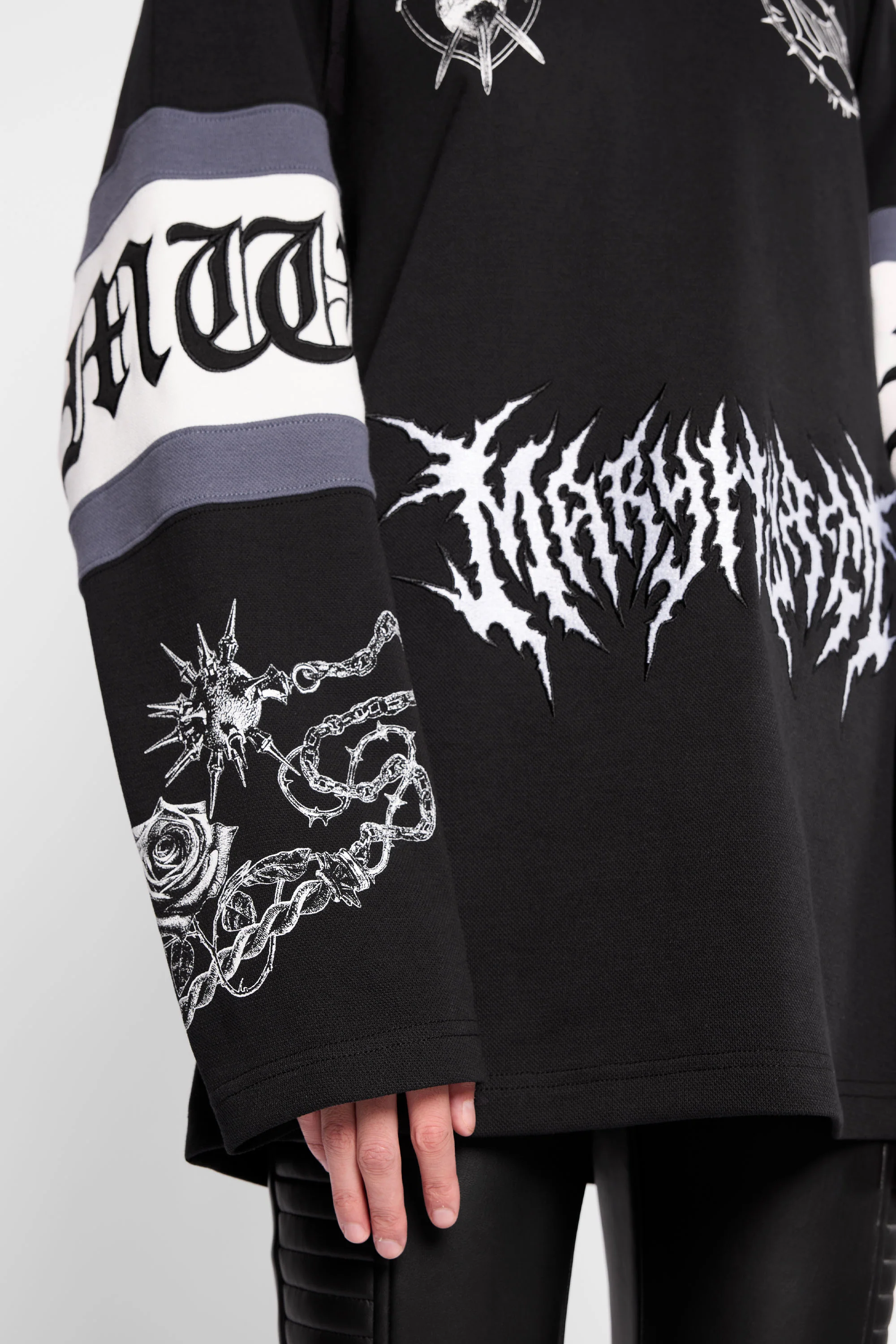 Destroy Oversized Hockey Jersey - Image 4