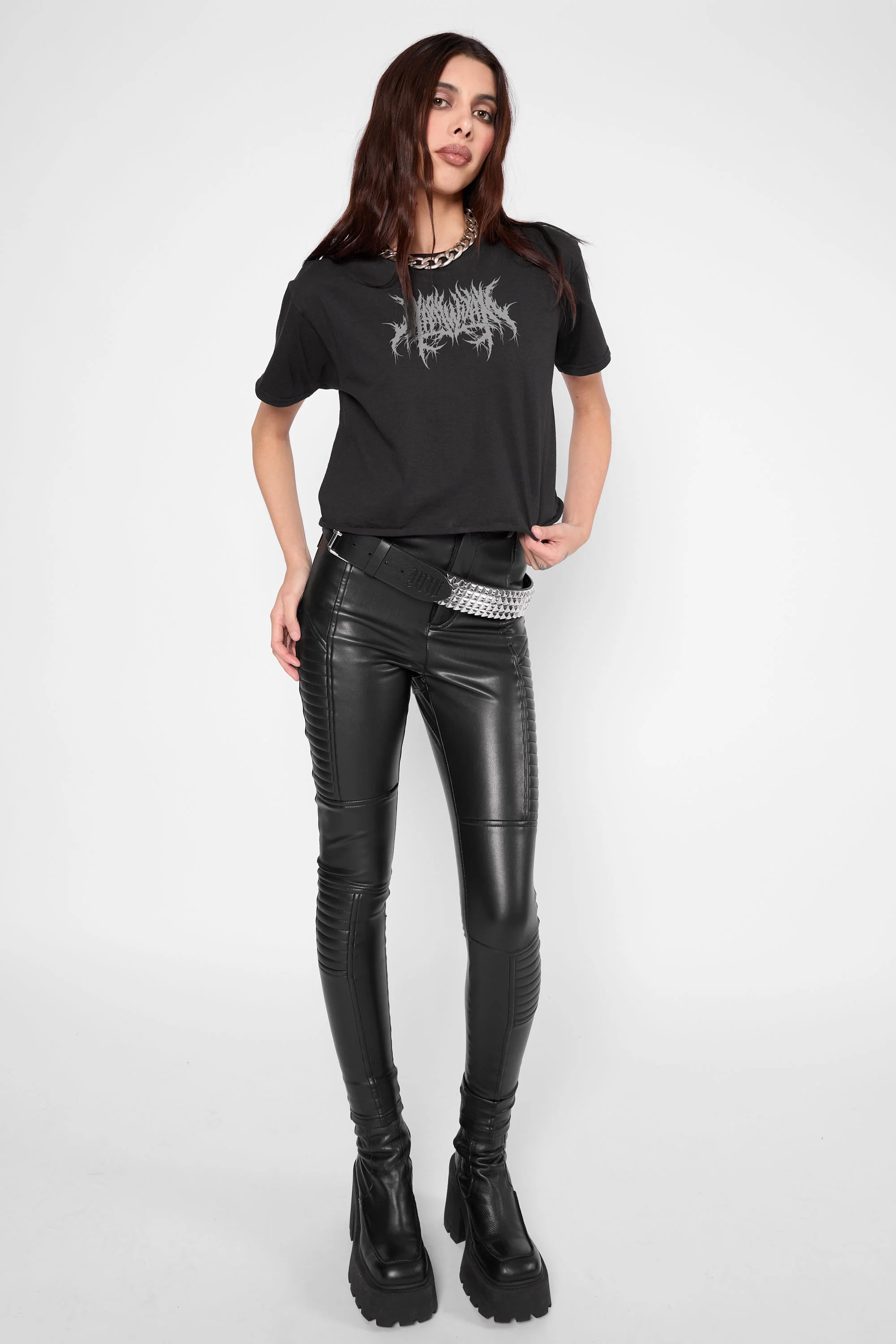 Dev Appleskin⢠Vegan Leather Studded Belt - Image 4
