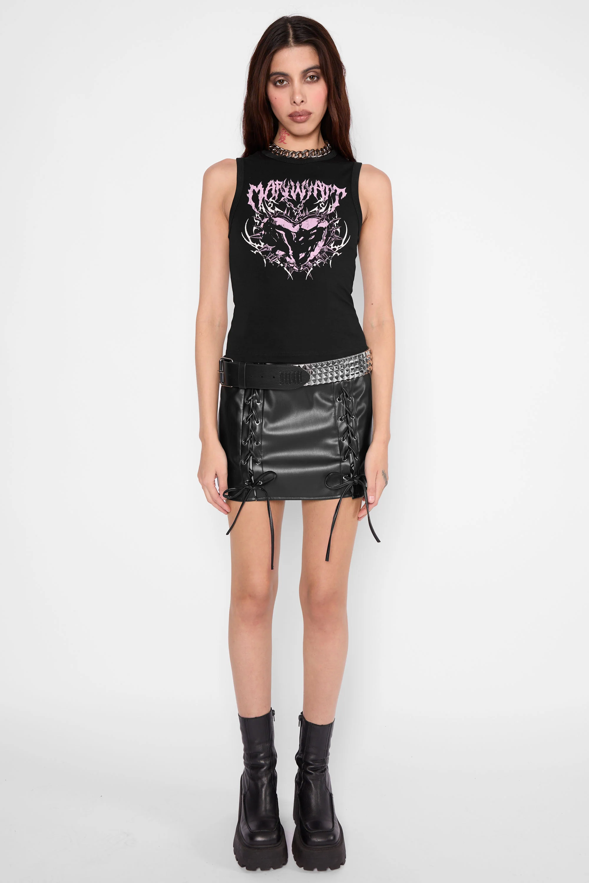 Dev Appleskin⢠Vegan Leather Studded Belt - Image 5
