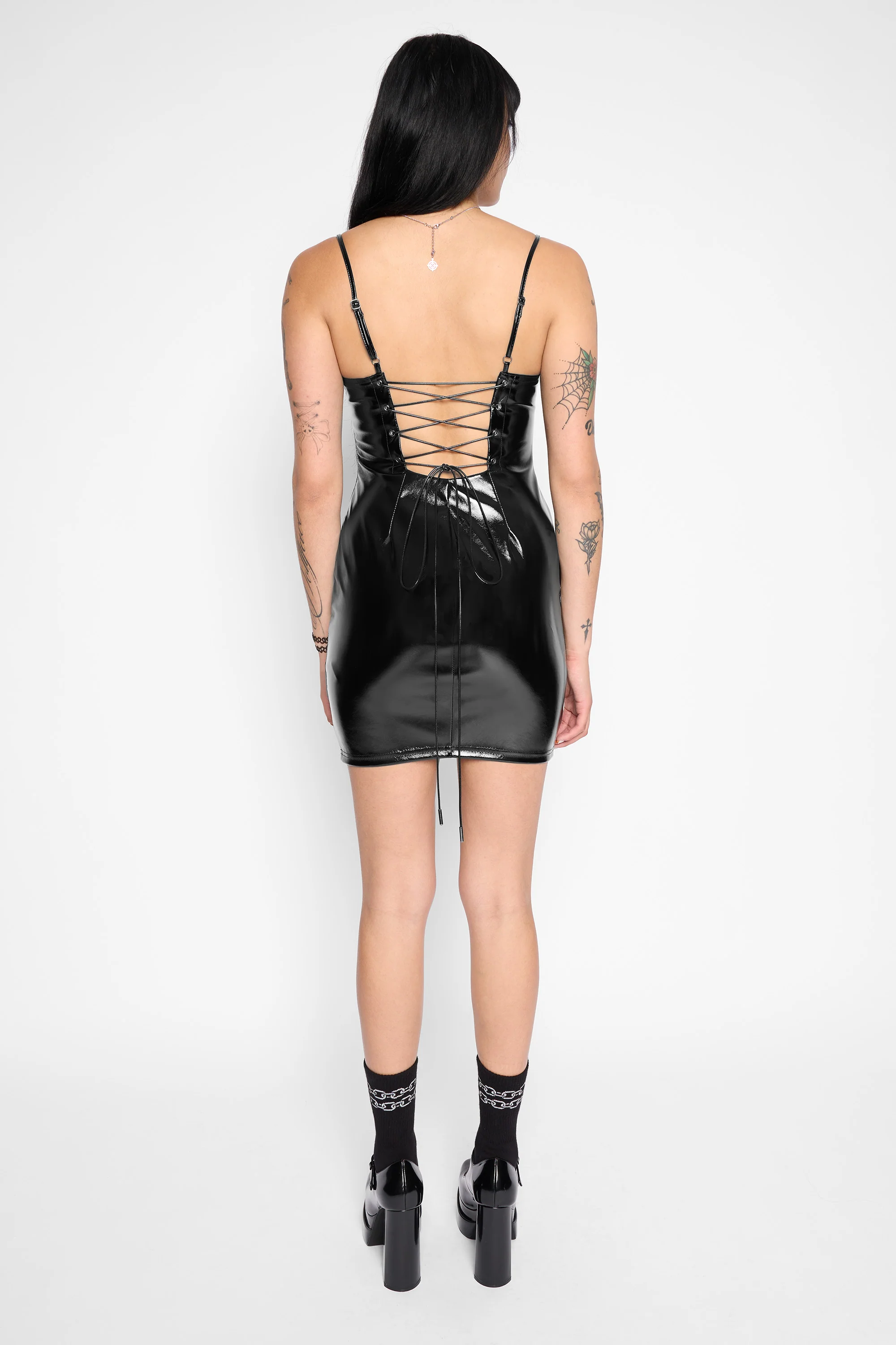 Divinity Lace-Up Dress - Image 4