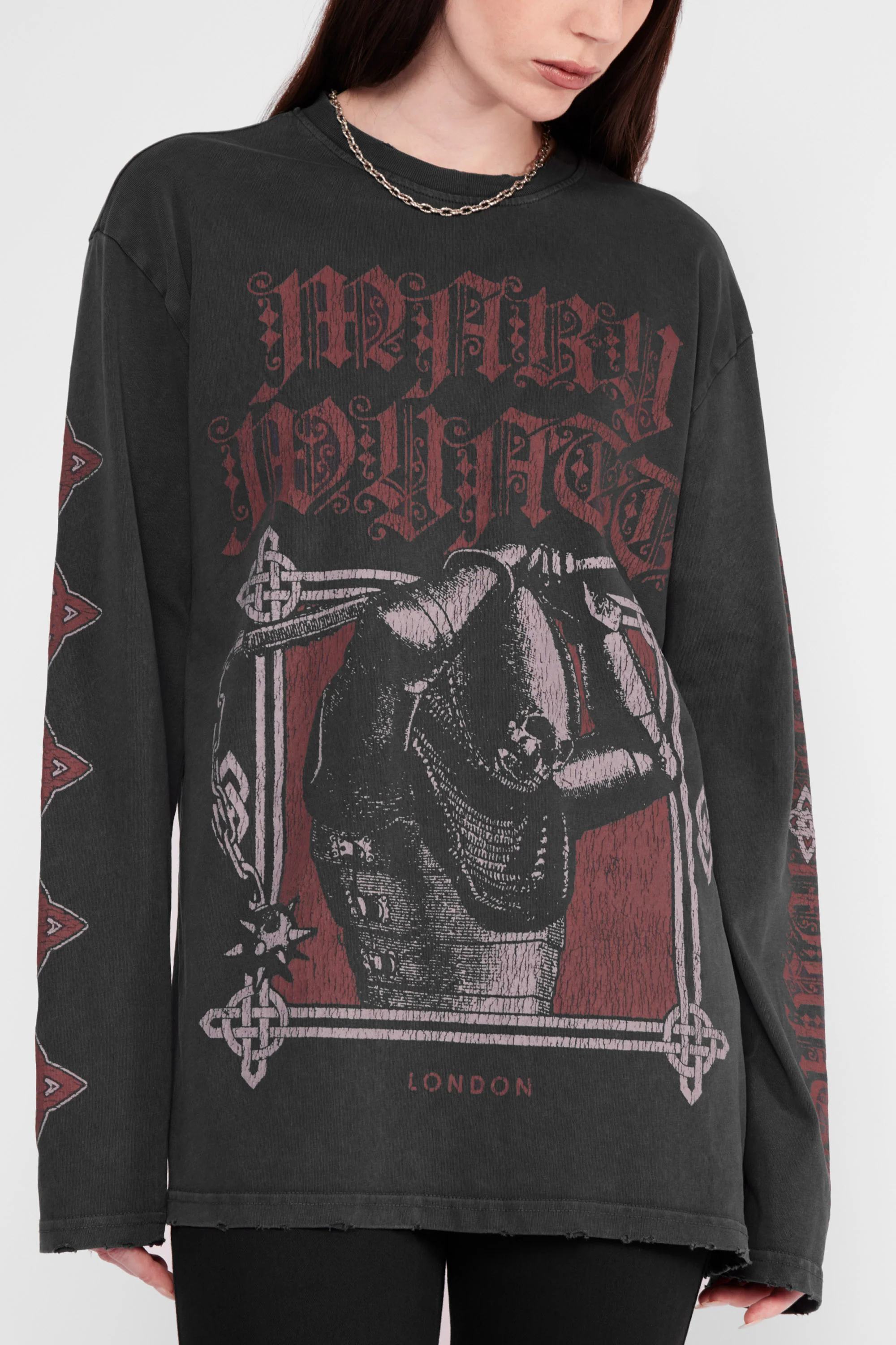 Emperor Oversized Long Sleeve Tee - Image 3