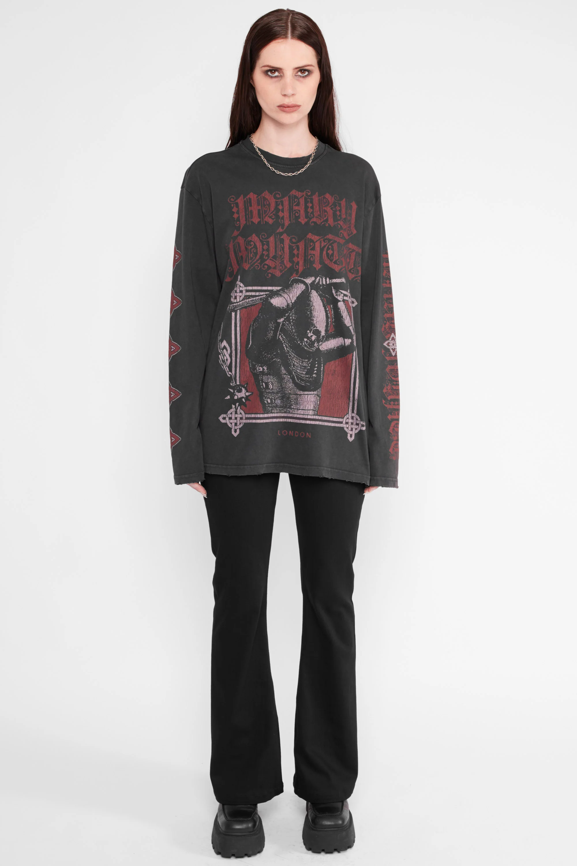 Emperor Oversized Long Sleeve Tee - Image 4