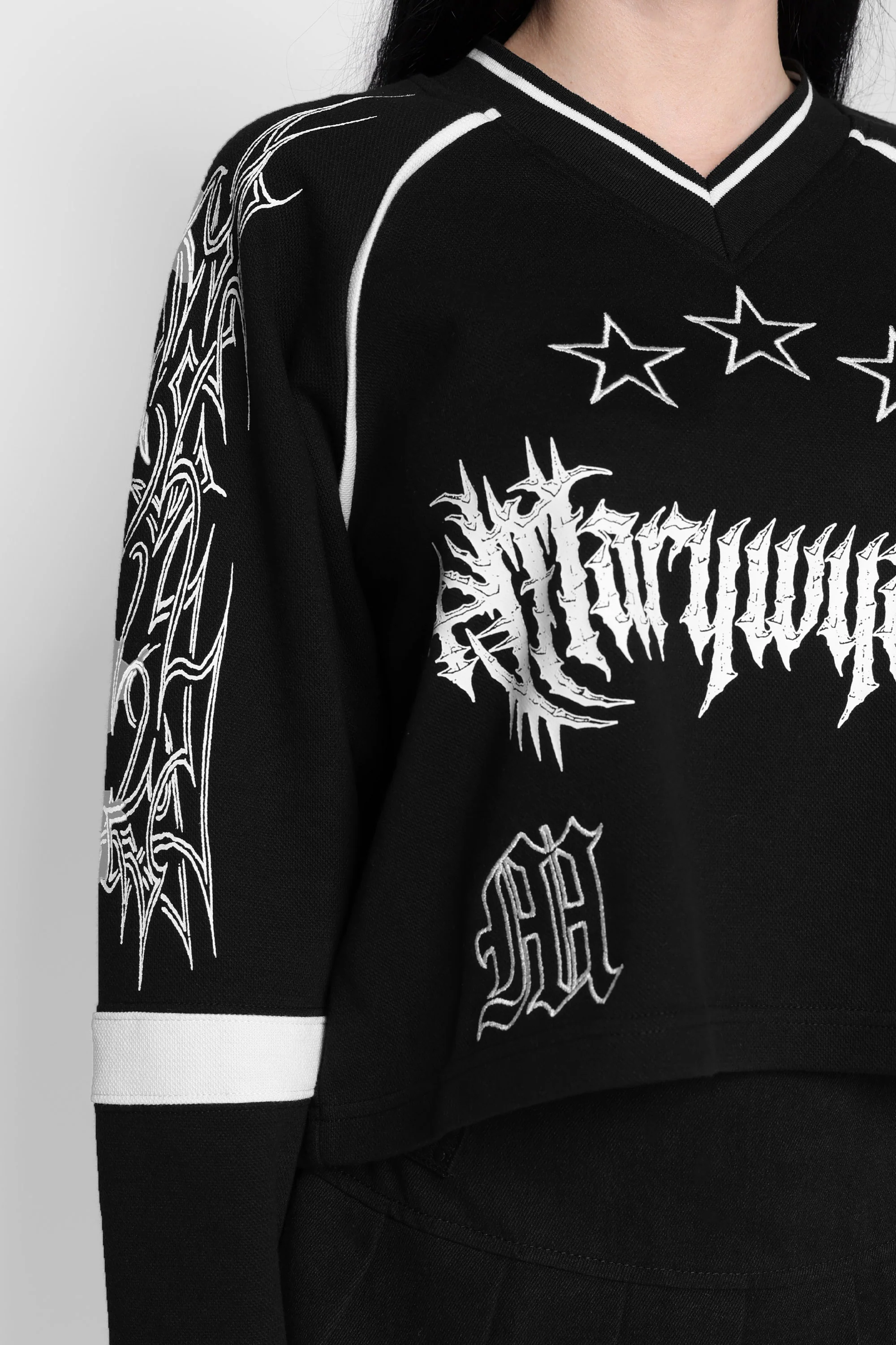 Exile Cropped Hockey Jersey - Image 6