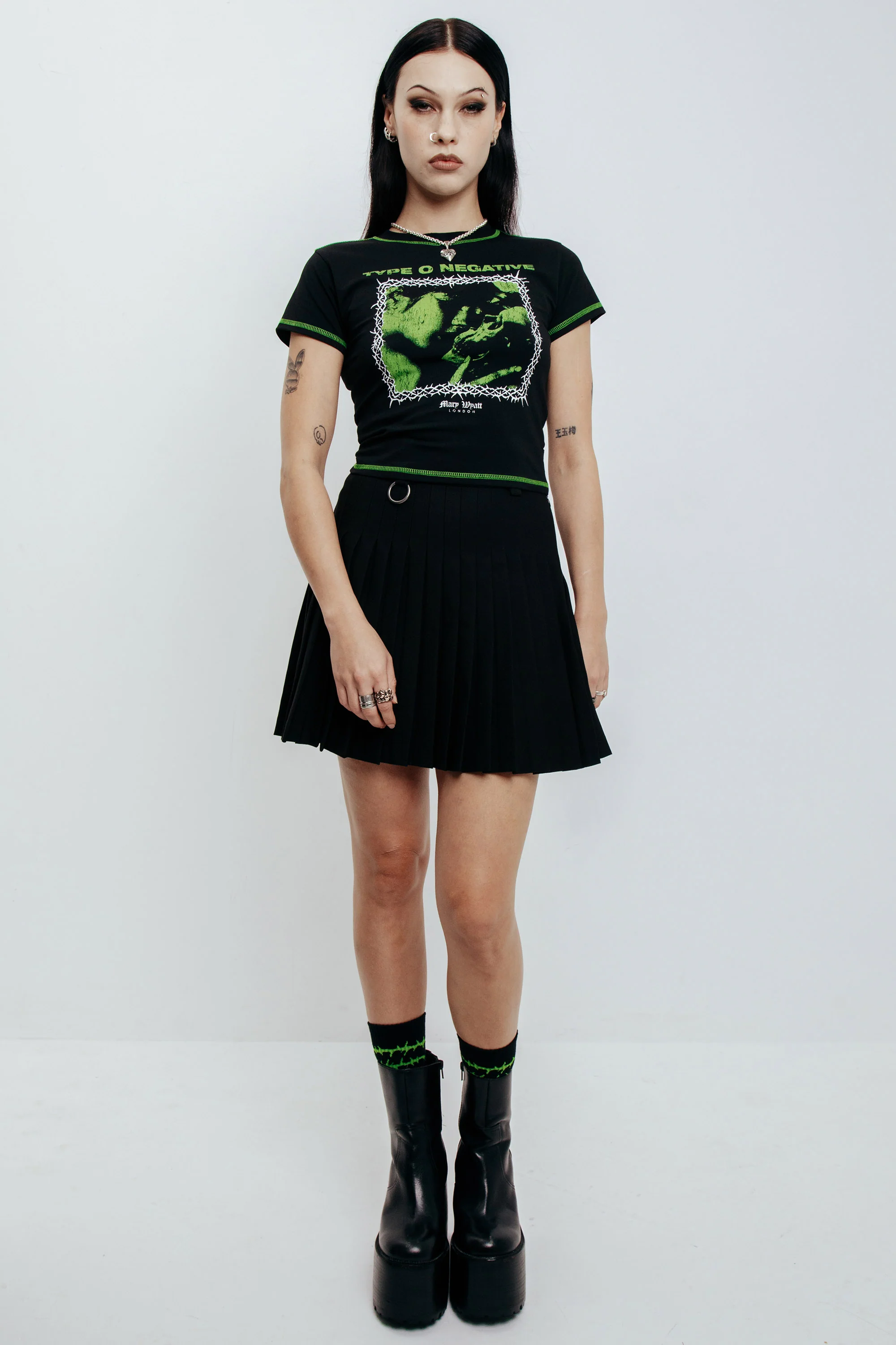 Haunted Cropped Baby Tee - Image 5