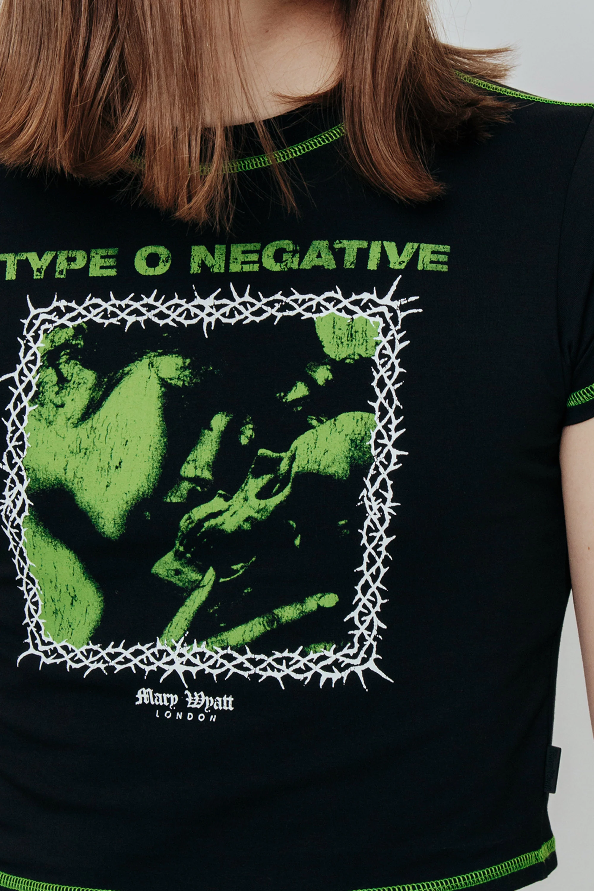 Haunted Cropped Baby Tee - Image 6
