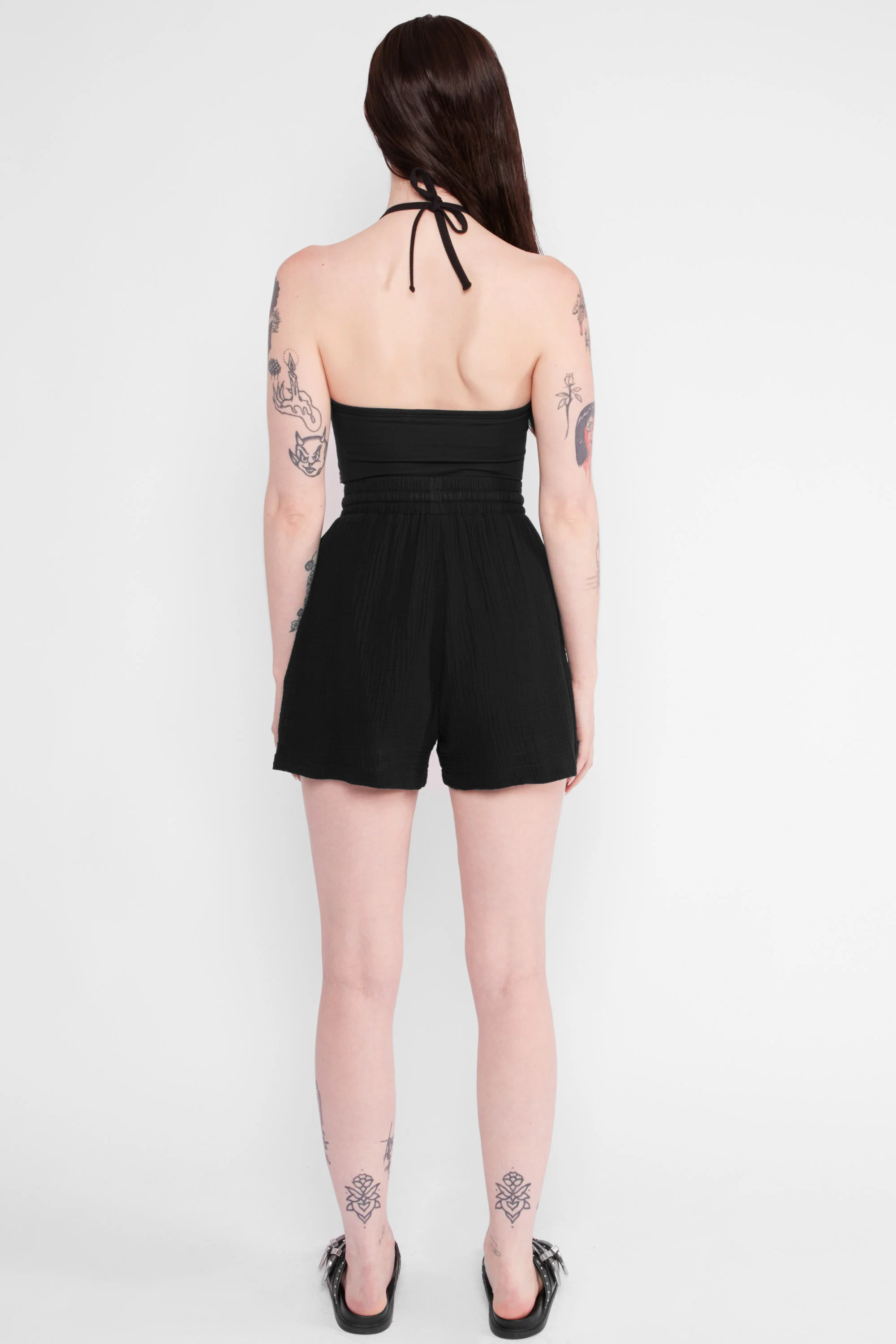 Kali Drawstring Cotton Shorts - Image 5