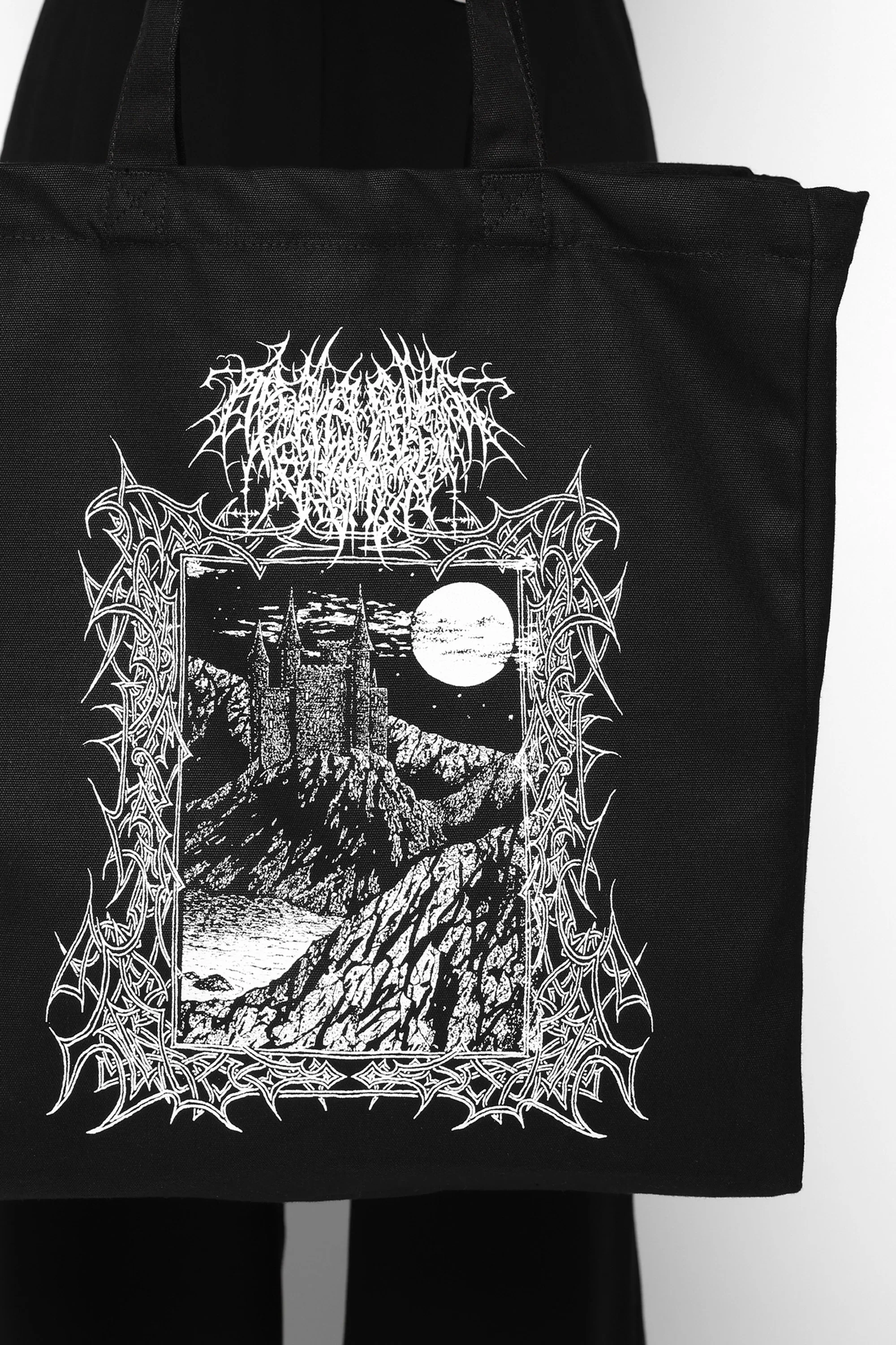 Midnight Canvas Tote Bag - Image 3
