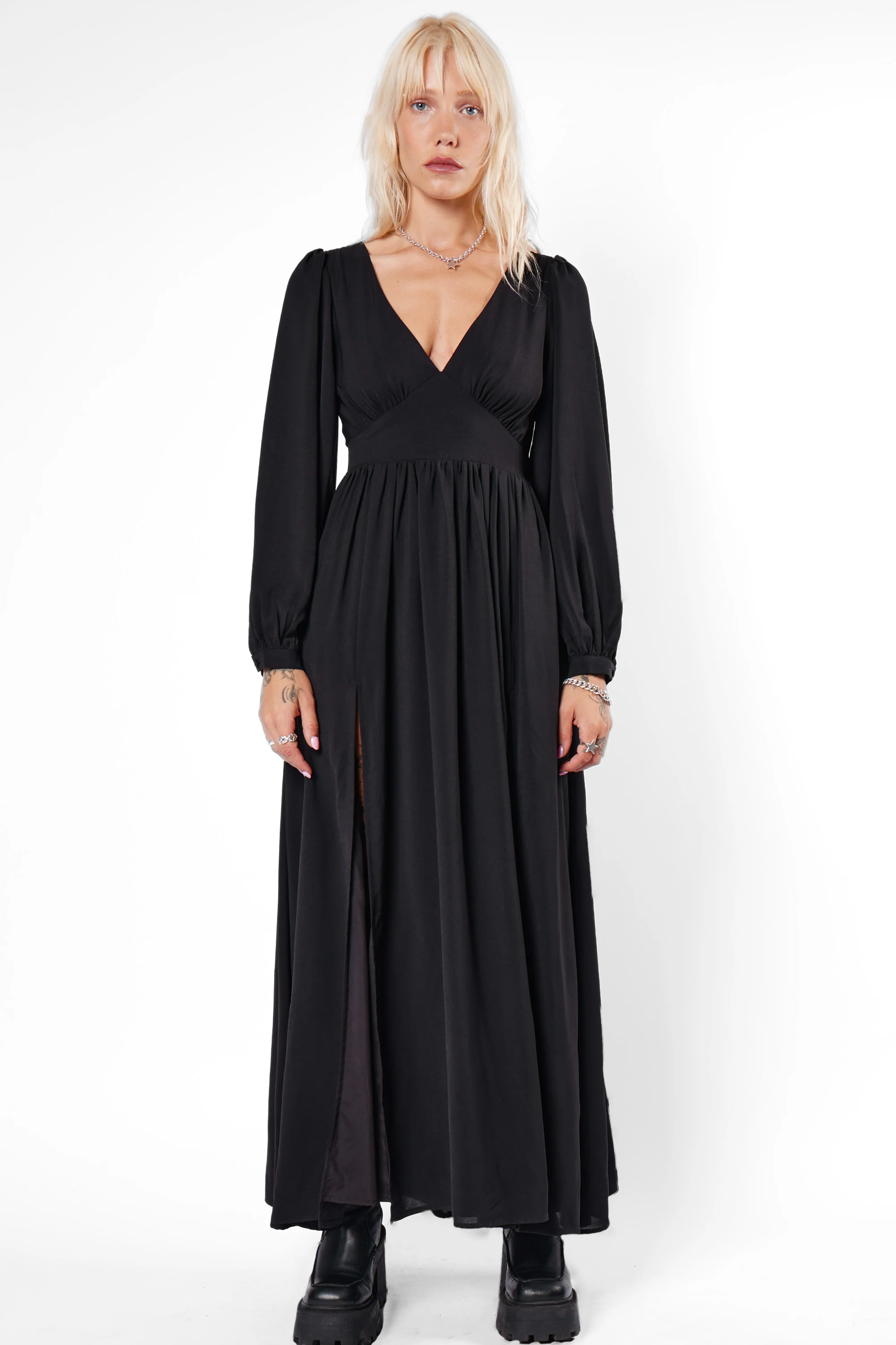 Morgana Tie Back Maxi Dress - Image 5