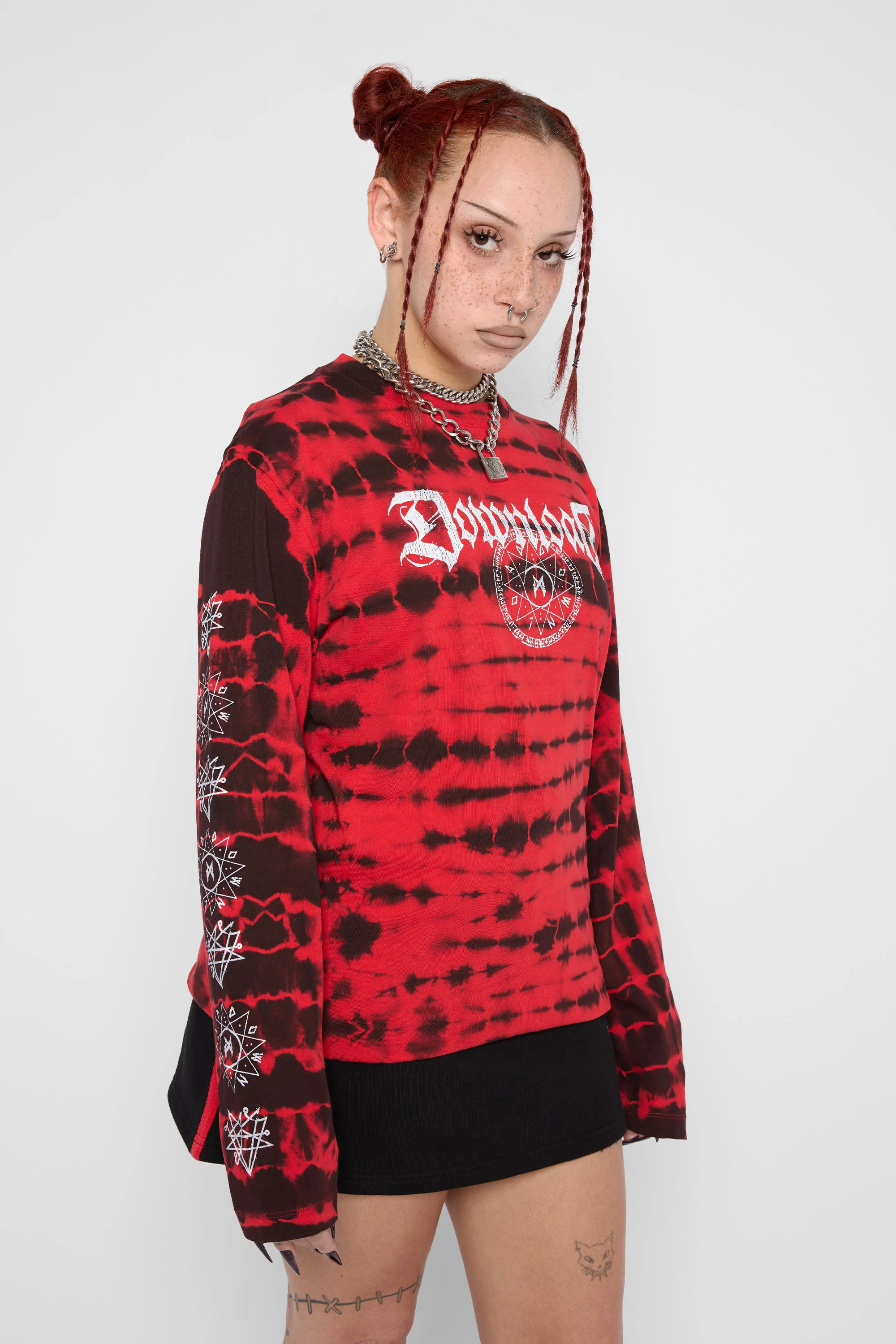 MW DLXXIII Talisman Tie-Dye Long Sleeve Tee - Image 4
