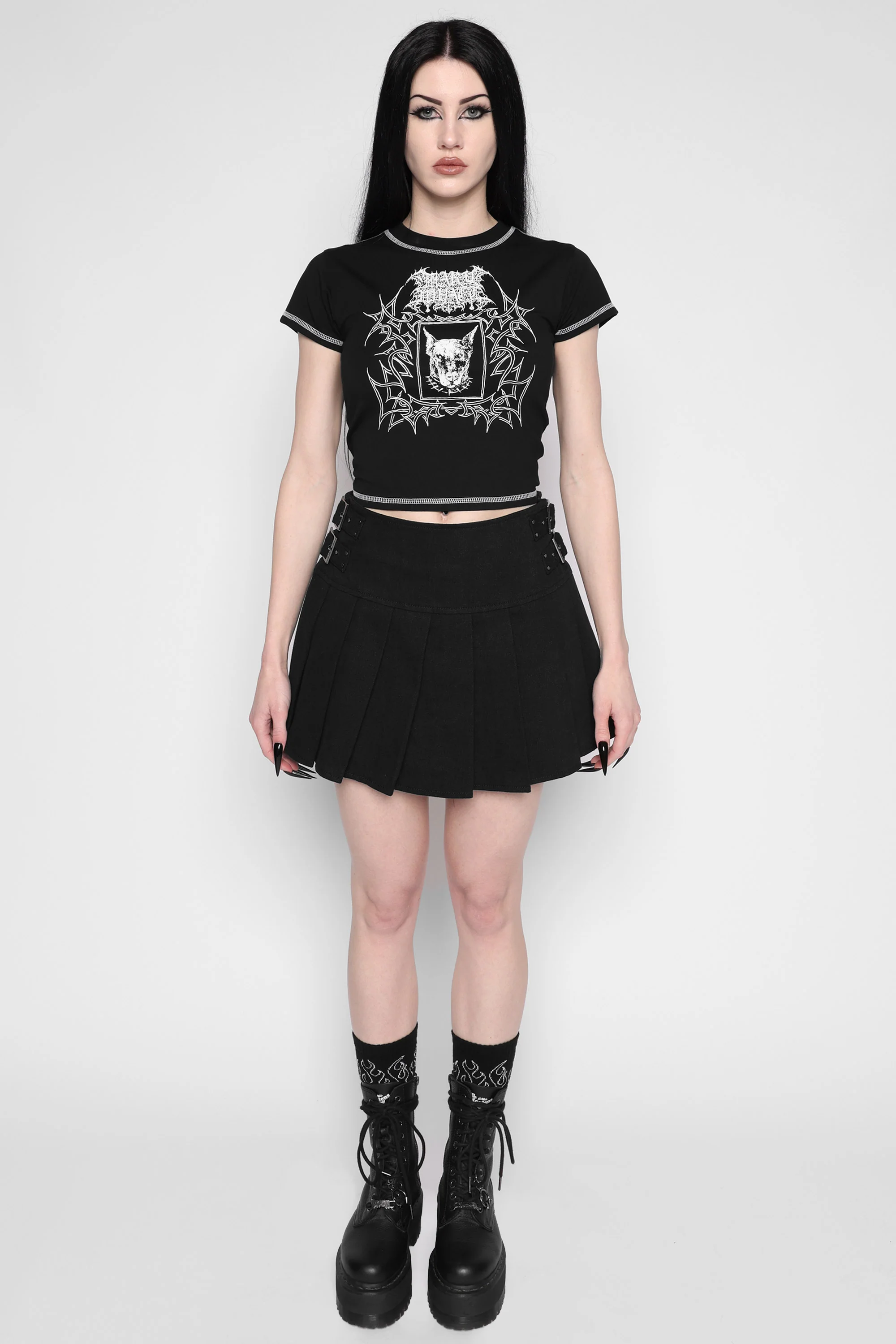 Nyx Cropped Baby Tee - Image 3