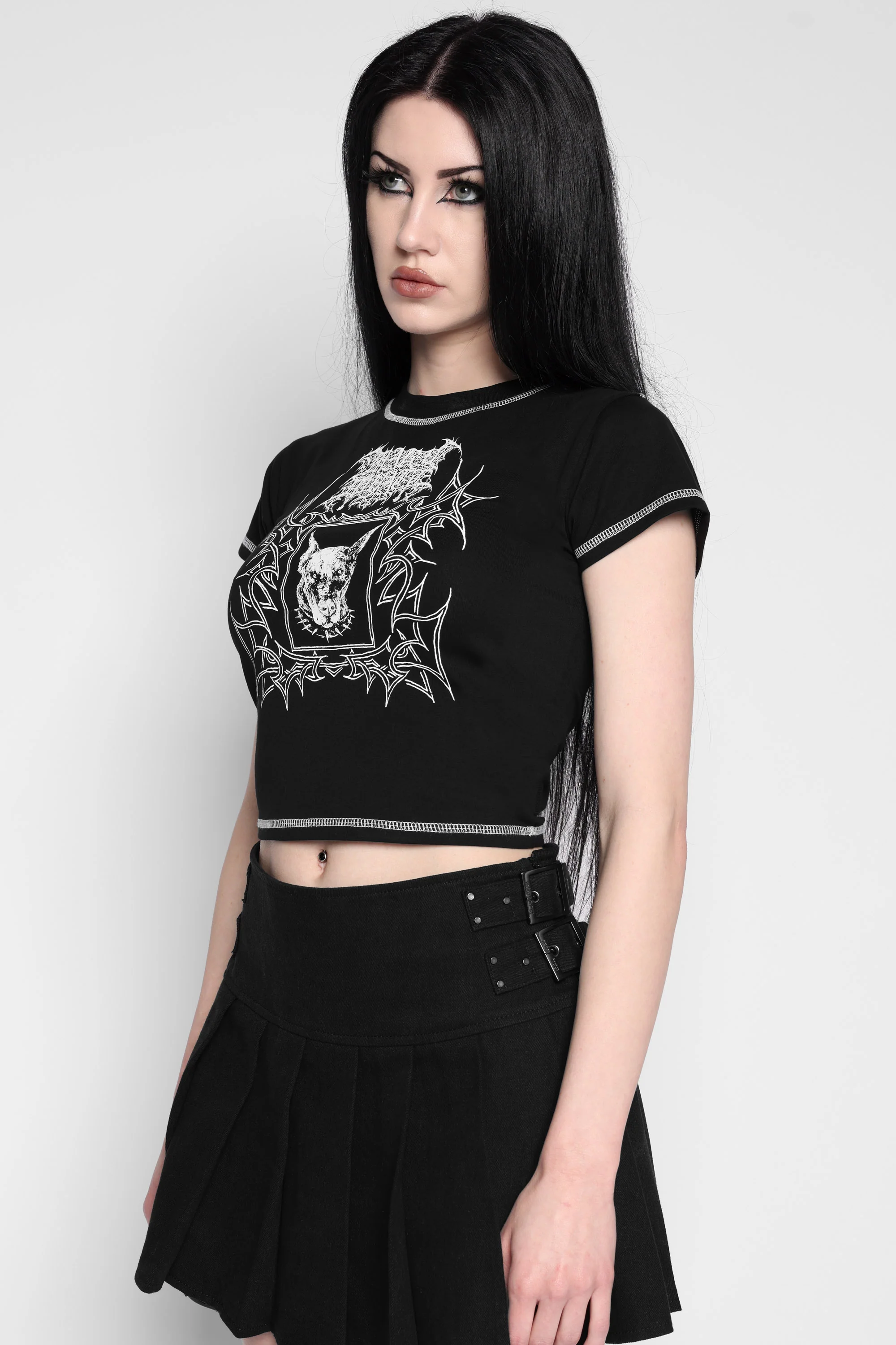 Nyx Cropped Baby Tee - Image 5
