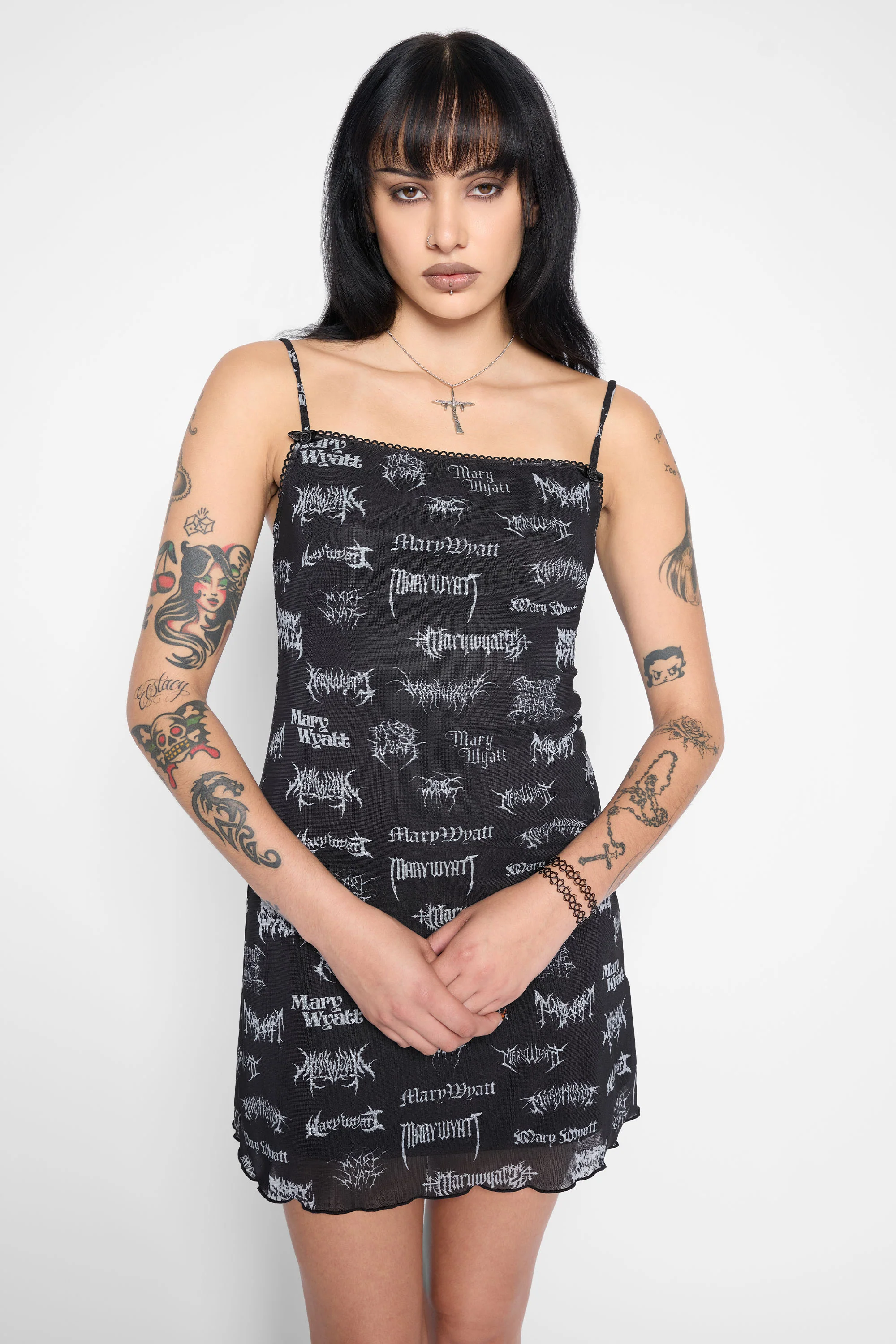 Reign Mesh Mini Dress - Image 3