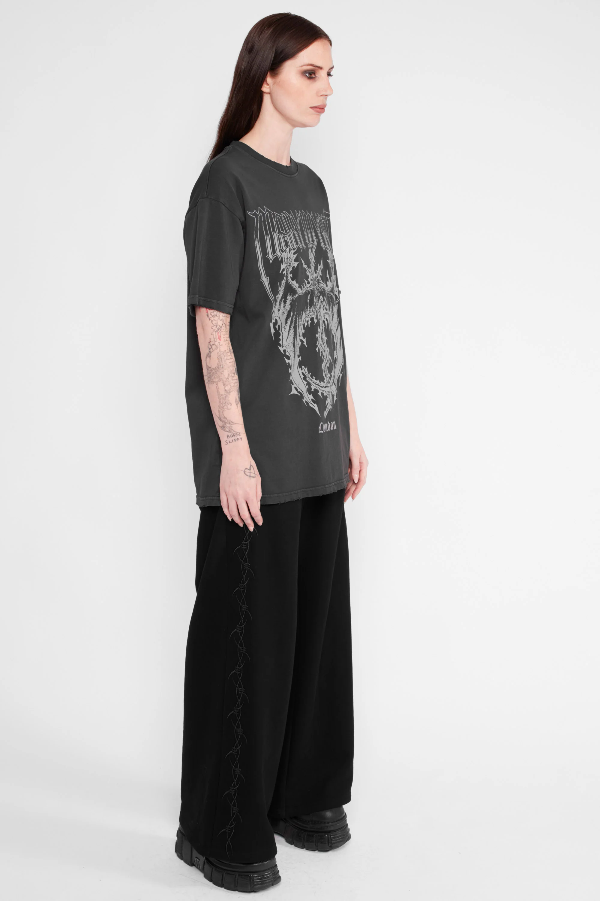 Samael Oversized Short Sleeve Tee - Image 4