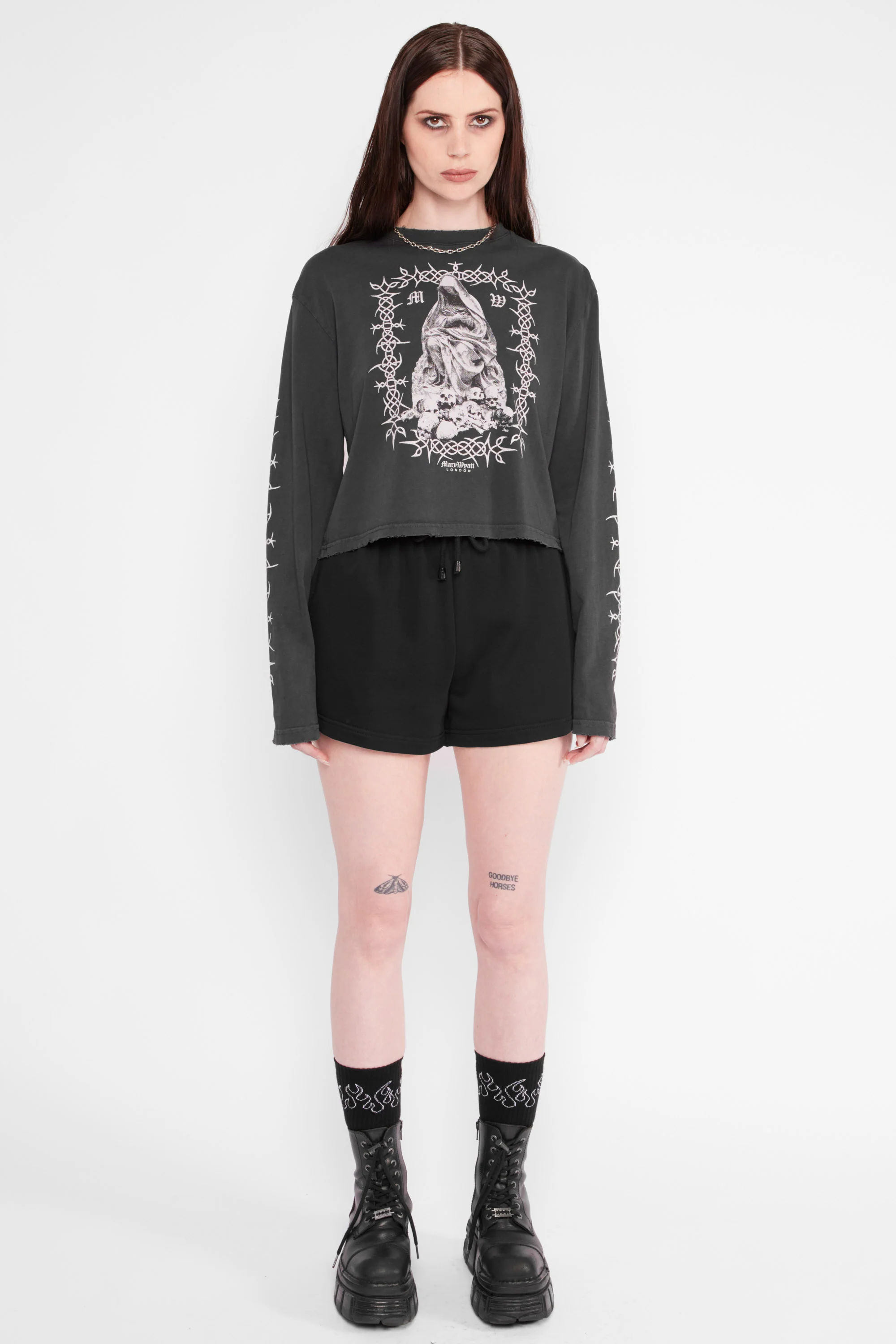 Sanctum Cropped Long Sleeve Tee - Image 4