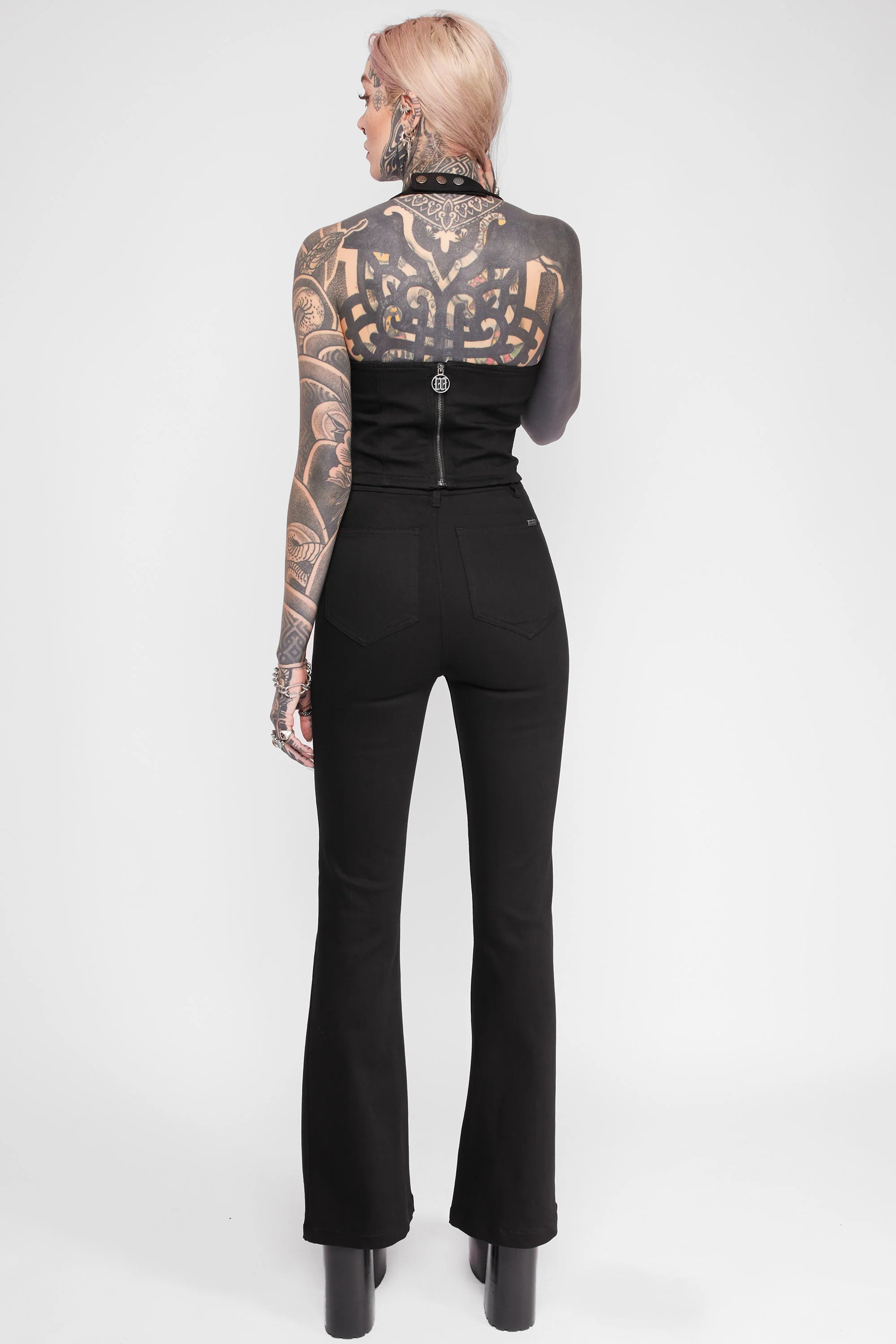 Sienna Lace-Up Halter Top - Image 6