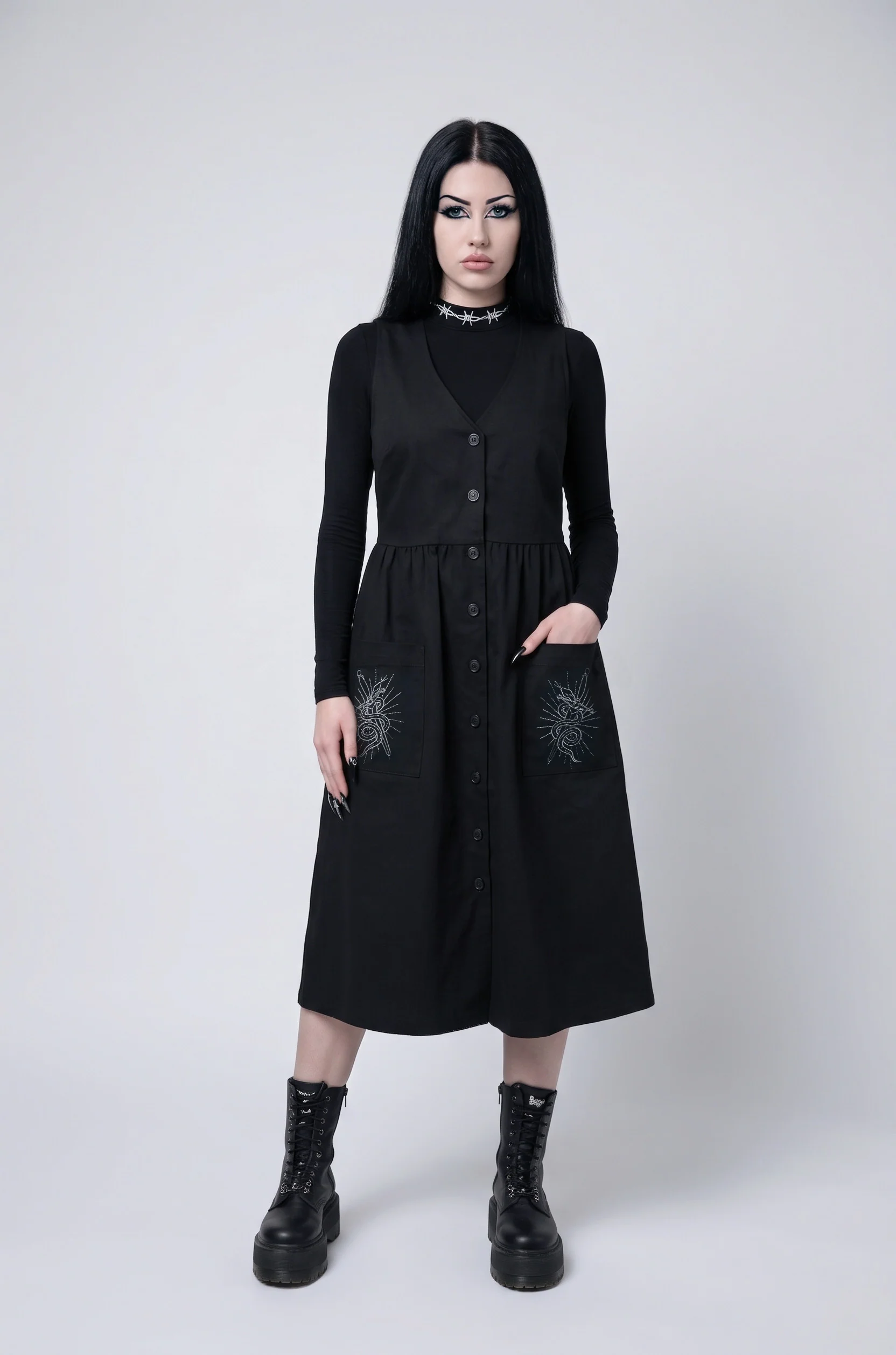 Tilda Smock Midi Dress