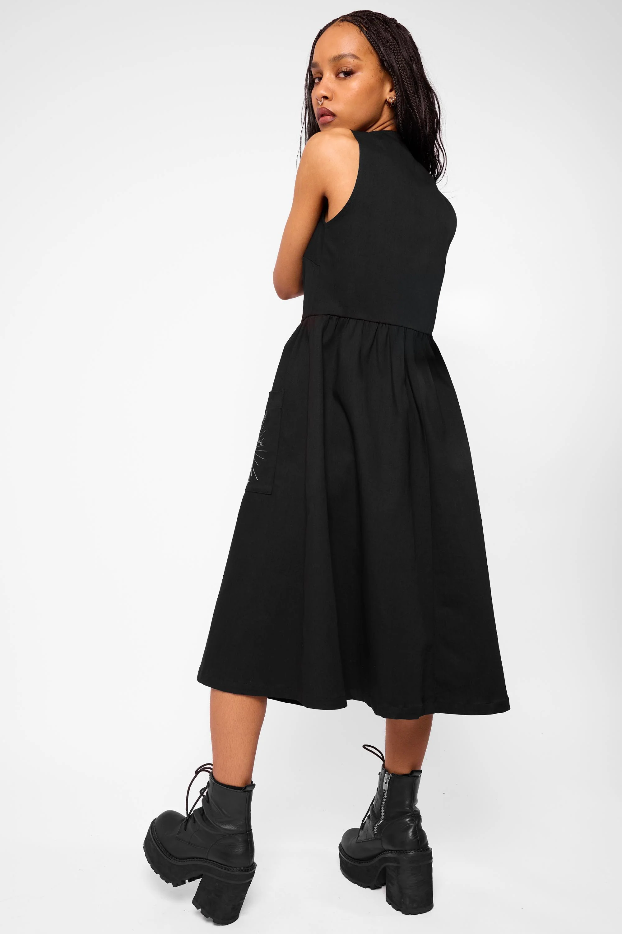 Tilda Smock Midi Dress - Image 5